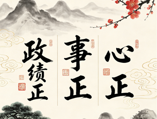 心正 事正 政绩正（思想纵横）
